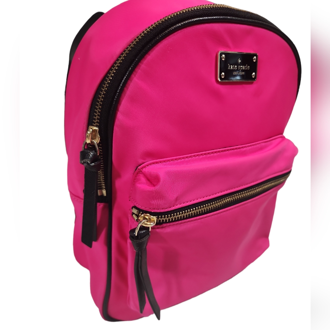 Kate Spade New York Radish Wilson Road Pink Backpack.